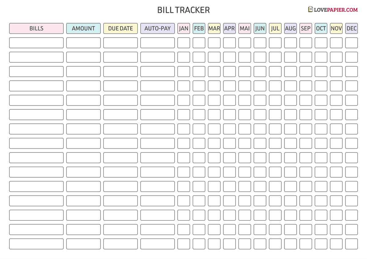 Simple Monthly Budget