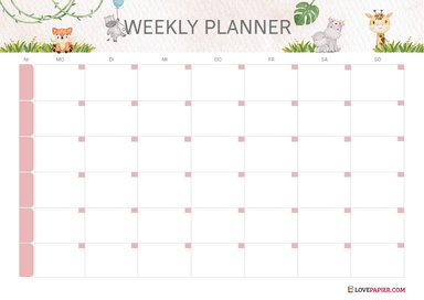 Monthly Project Tracker