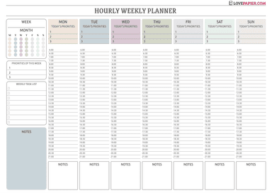 Monthly Goals Planner